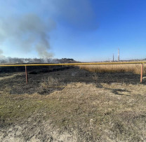 Incendiu de vegetație în municipiul Bălți, lichidat înainte de a ajunge la zonele locuite