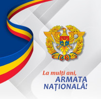 Cu ocazia împlinirii a 32 de ani de la înființarea Armatei Naționale a Republicii Moldova!