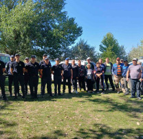 Acțiune amplă de salubrizare pe malurile lacului de acumulare Costești-Stînca