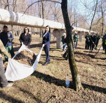 Acțiune de salubrizare în Bălți: Inspectorii de mediu și autoritățile locale curăță zona verde
