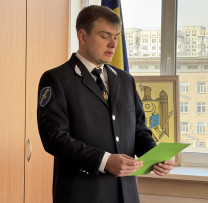 Ceremonie oficială la Inspectoratul pentru Protecția Mediului: Petru Nimerencu a depus jurământul de credință