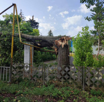 Evaluarea pagubelor cauzate de furtuna din noaptea de 25.07.2023 în Rîșcani și Nihoreni