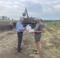 Lucrările de construcție a bazinului acvatic din extravilanul localității Sămășcani, în atenția inspectorilor de mediu