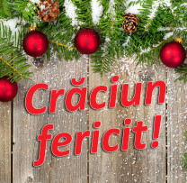 Cu ocazia sărbătorilor de Crăciun, vă transmit cele mai calde gânduri și urări de bine!