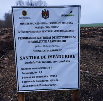Inspectorii de mediu din Ocniţa se implică în acțiuni de împădurire pentru protejarea mediului înconjurător