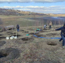 Acțiune de plantare a arborilor la Văratic, Rîșcani: Un exemplu de inițiativă ecologică locală