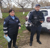 Colaborare reușită între Inspectorii de Mediu din Briceni și Poliția de Frontieră: Patrulare comună cu utilizarea unei drone