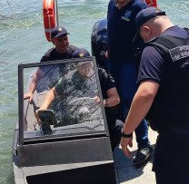 Raziile anti-braconaj continuă pe lacul Costești-Stânca: plasă de pescuit ilegală, depistată și ridicată